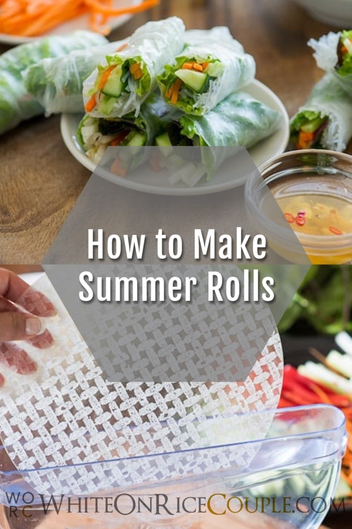 How to Make Summer Rolls collage