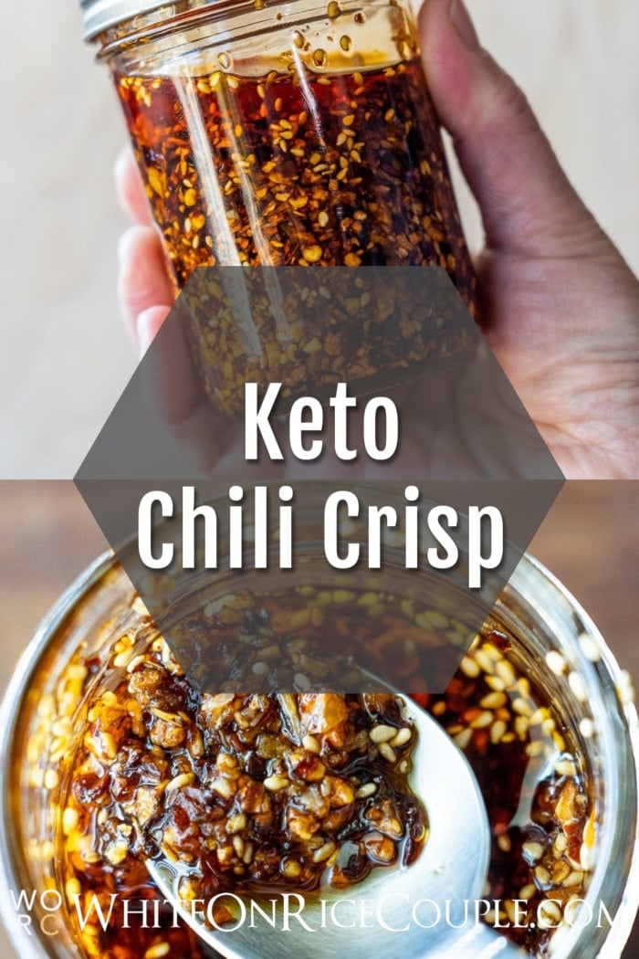 Homemade Chili Crunch recipe collage