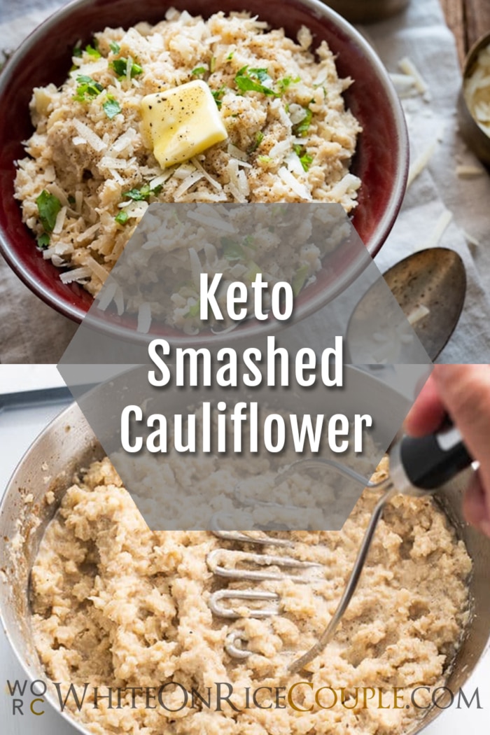 Smashed Cauliflower Recipe collage
