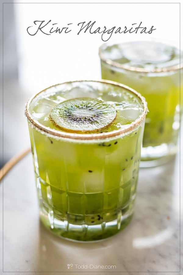 Kiwi Margarita Recipe and Easy Kiwi Cocktail in glass