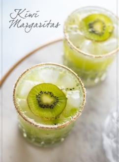 Kiwi Margarita Recipe and Easy Kiwi Cocktail Recipe - WhiteOnRiceCouple.com