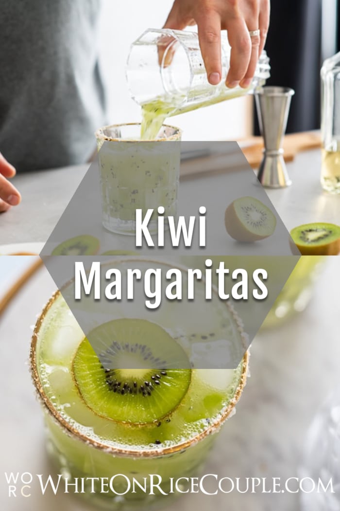 Kiwi Margarita Recipe collage