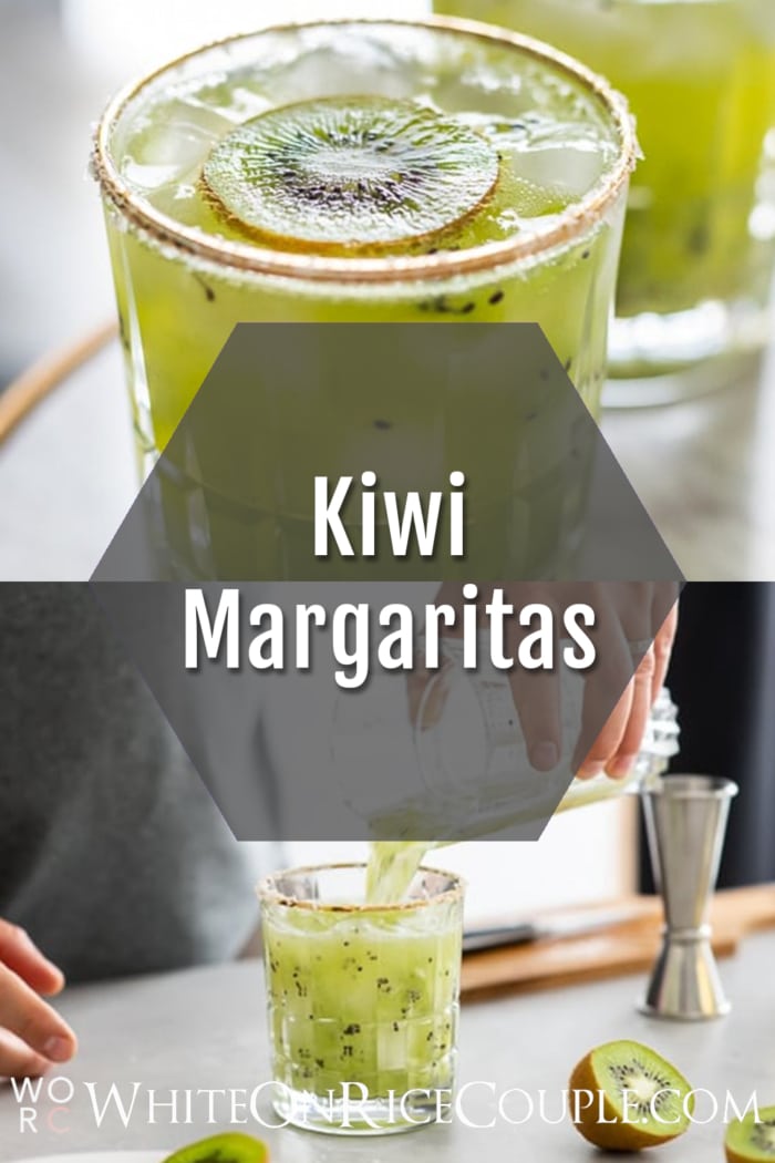Kiwi Margarita Recipe collage