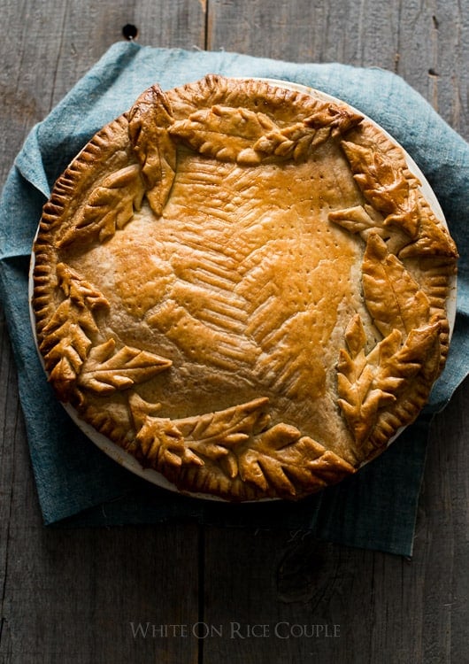 Tutorial on How to make leaf pie crust designs