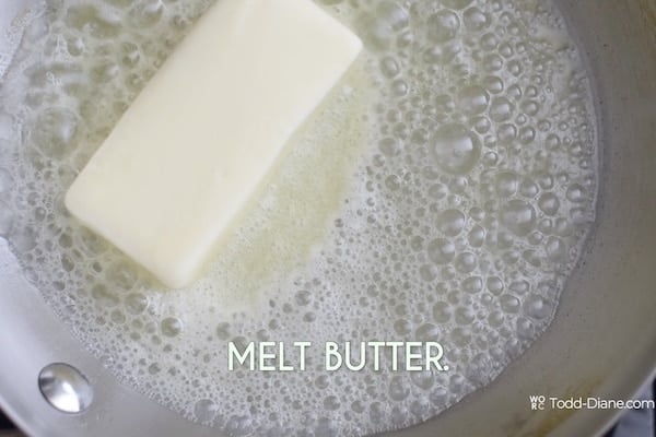 Melting butter