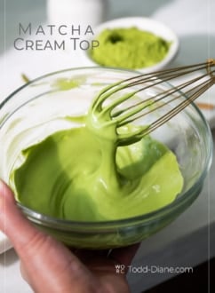 matcha cream top recipe
