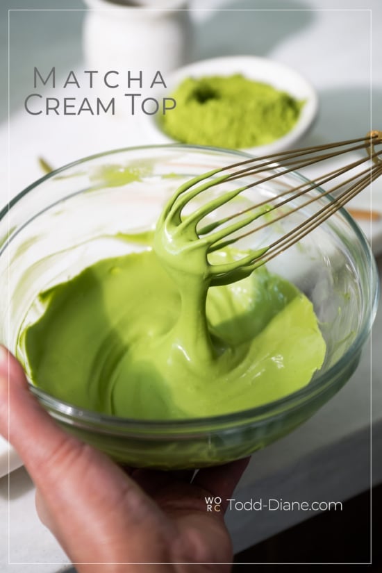 matcha cream top recipe