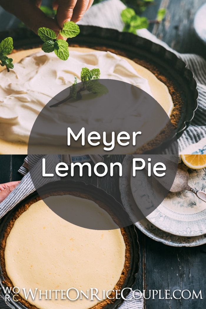 Meyer Lemon Pie Recipe is Favorite Lemon Pie Ever | @whiteonrice