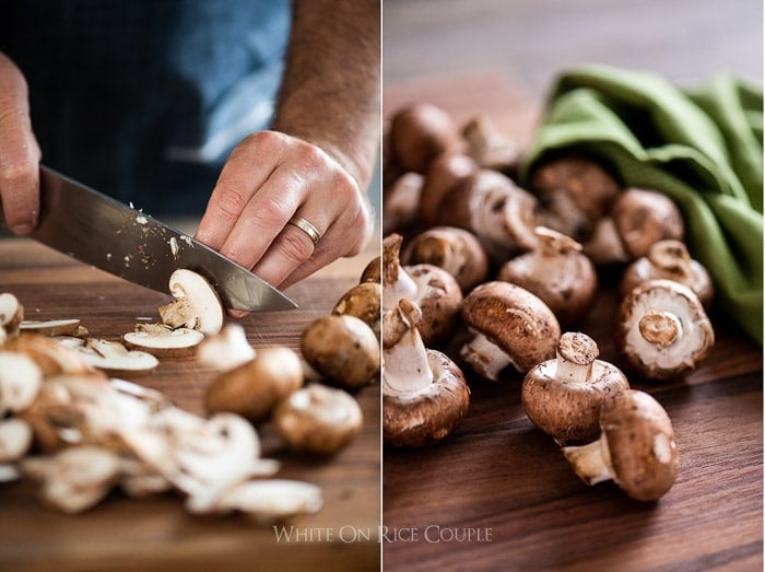 Mushroom Gravy Scalloped Potatoes Recipe | @whiteonrice