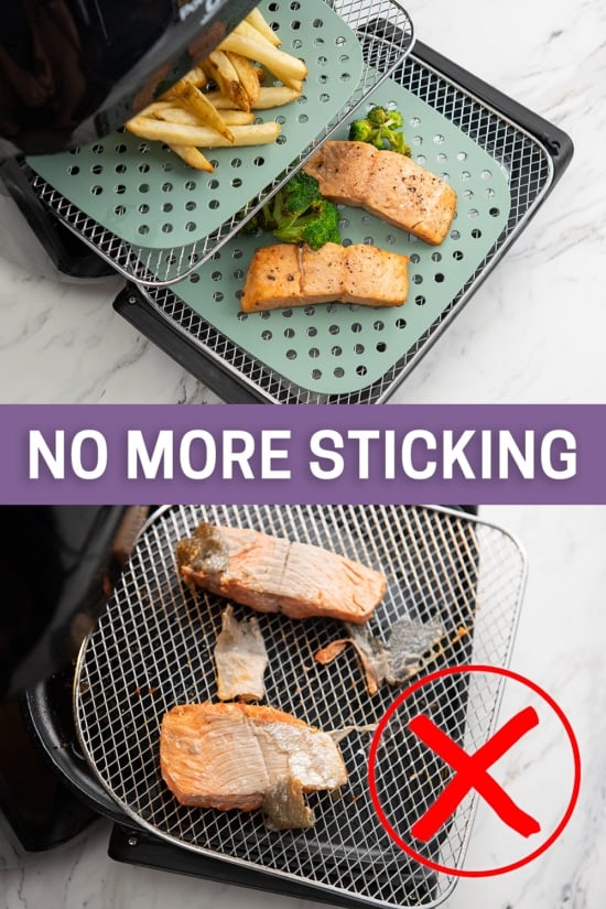 Air Fryer Silicone Mats or Liners for Non-Stick Air frying