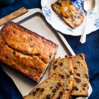 Orange Chocolate Pound Cake Recipe @whiteonrice