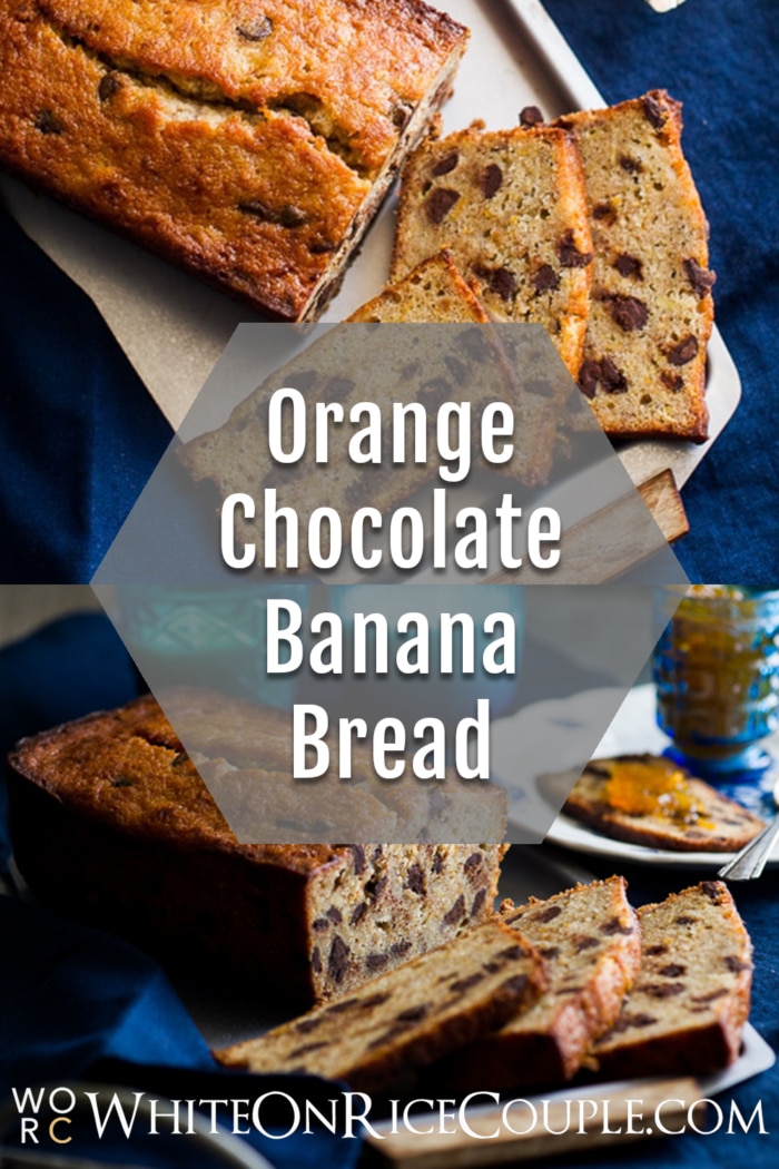 Orange Chocolate Pound Cake Recipe collage