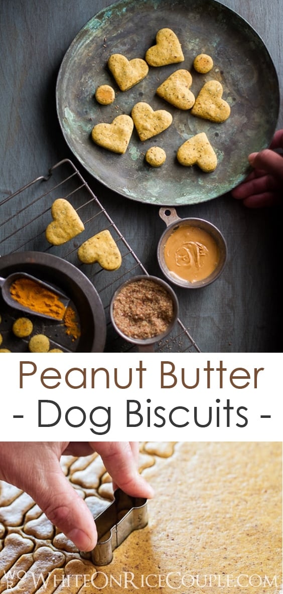 Best peanut butter dog biscuits recipe @whiteonrice