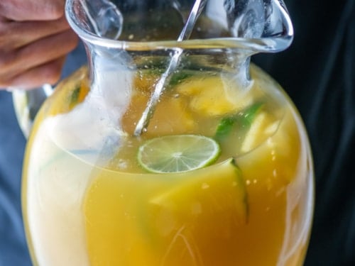 Pitcher Pineapple Margaritas Recipe for Parties