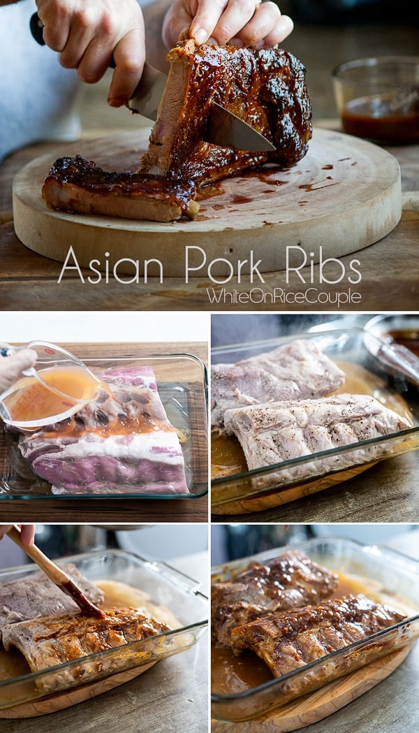 Asian Baked Pork Ribs step by step photos