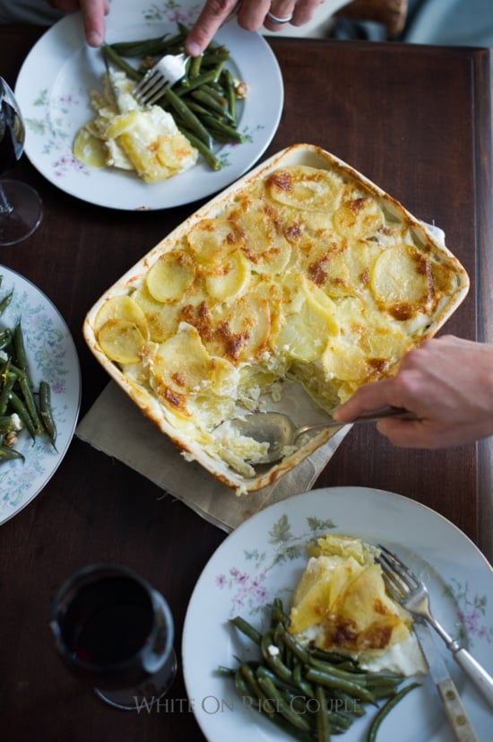 Potatoes au Gratin Recipe Best Scalloped Potatoes Recipe @whiteonrice