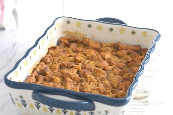 Baked bread pudding