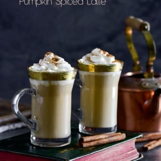 Pumpkin Spice Latte Recipe @whiteonrice