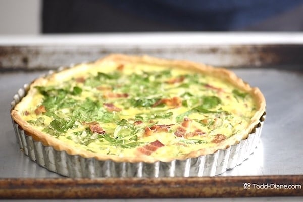 Baked quiche