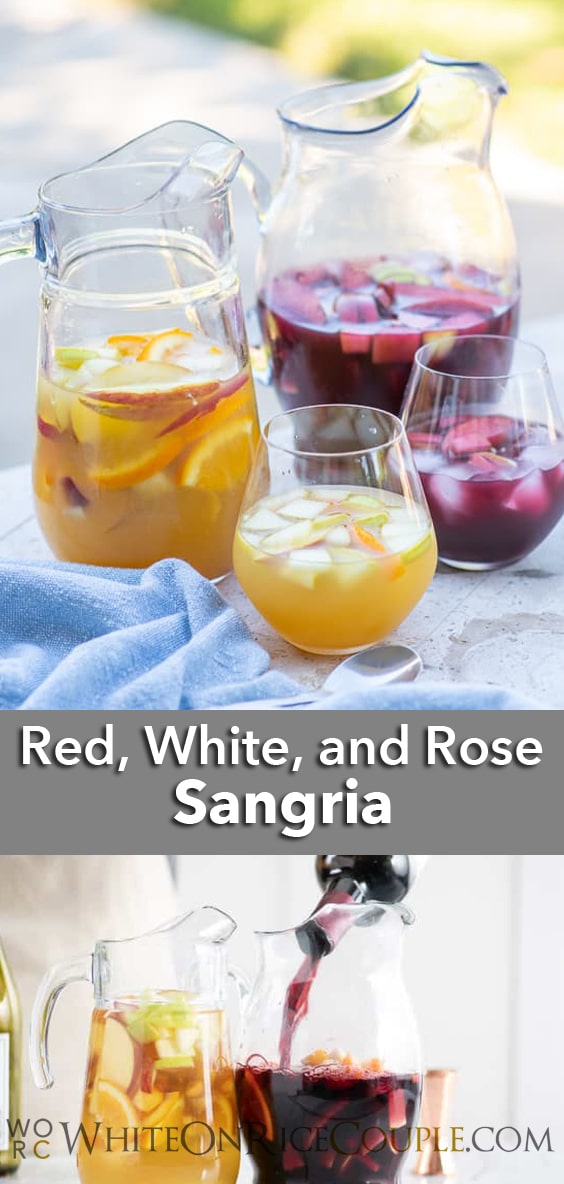 Sangria Recipe with Red Sangria or White Sangria Recipe | WhiteOnRicecouple.com