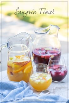 Sangria Recipe with Red Sangria or White Sangria Recipe | WhiteOnRicecouple.com