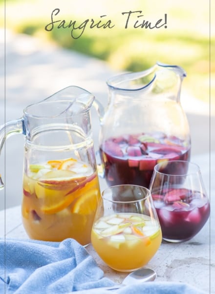 Sangria Recipe with Red Sangria or White Sangria Recipe | WhiteOnRicecouple.com