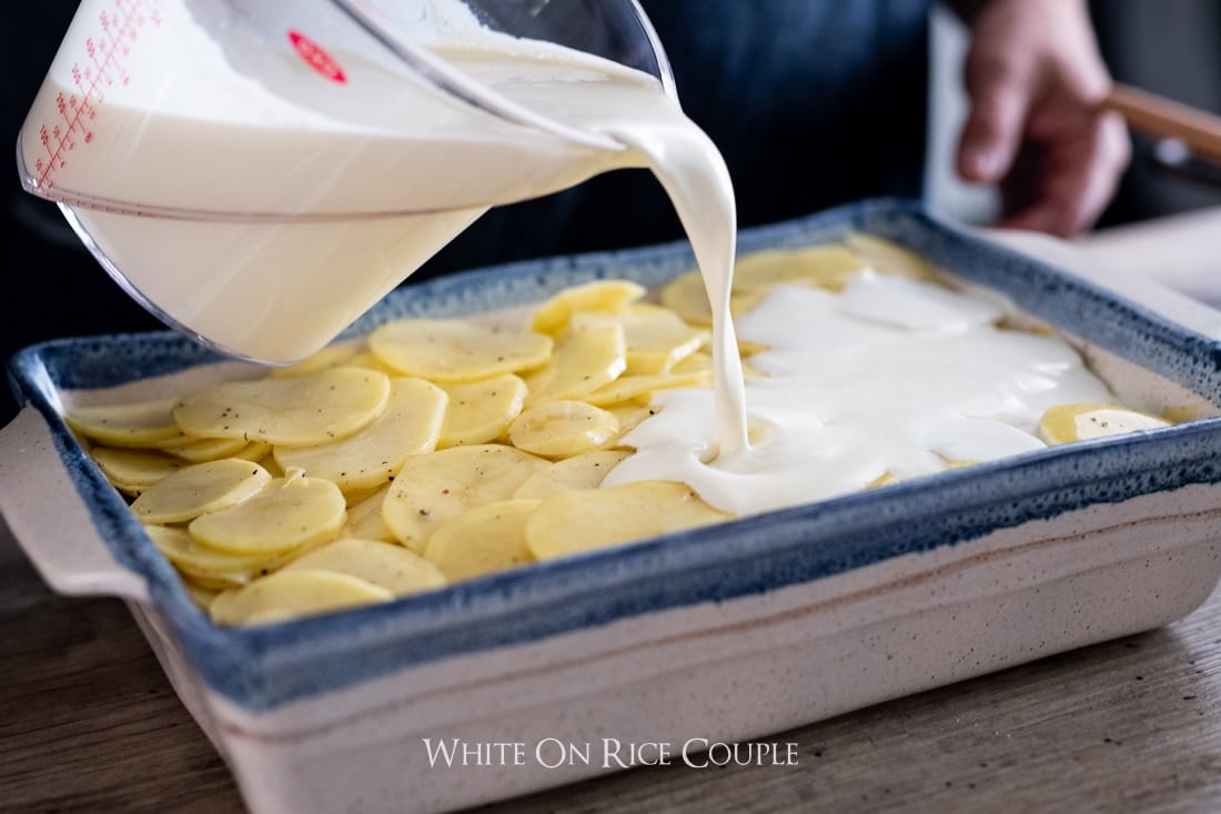 Holiday Potato Recipe Bake Casserole thanksgiving | WhiteOnRiceCouple.com