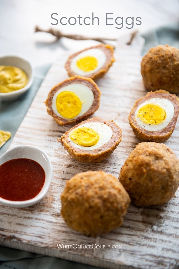 Baked Scotch Eggs Recipe that's Low Carb Keto | WhiteOnRiceCouple.com