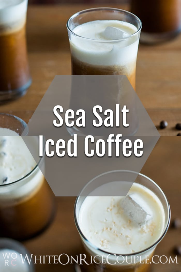Sea Salt Cream Iced Coffee collage