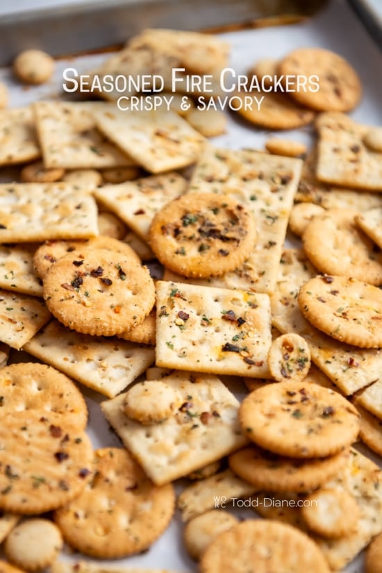 sheet pan of Alabama fire crackers 