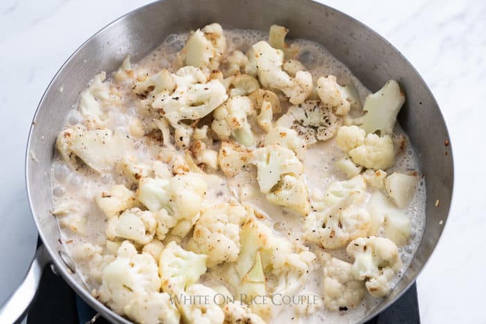 Smashed Cauliflower Recipe LOW CARB & HEALTHY | WhiteOnRiceCouple.com