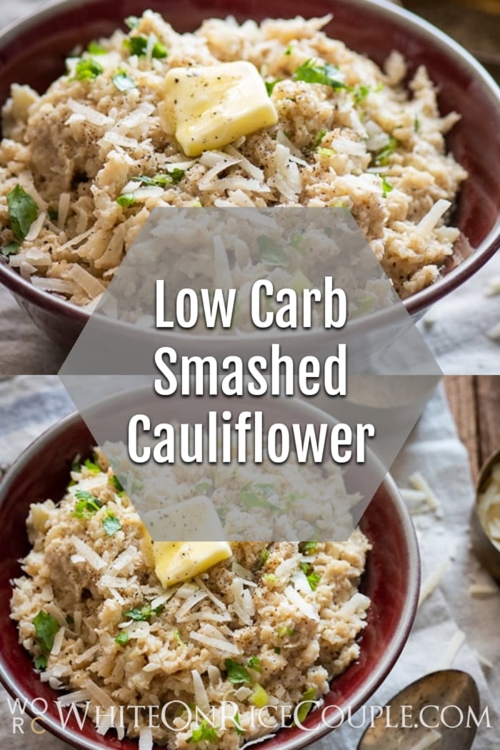 Smashed Cauliflower Recipe collage