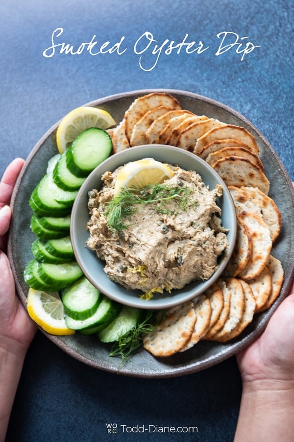 Smoked Oyster Dip Recipe in a bowl