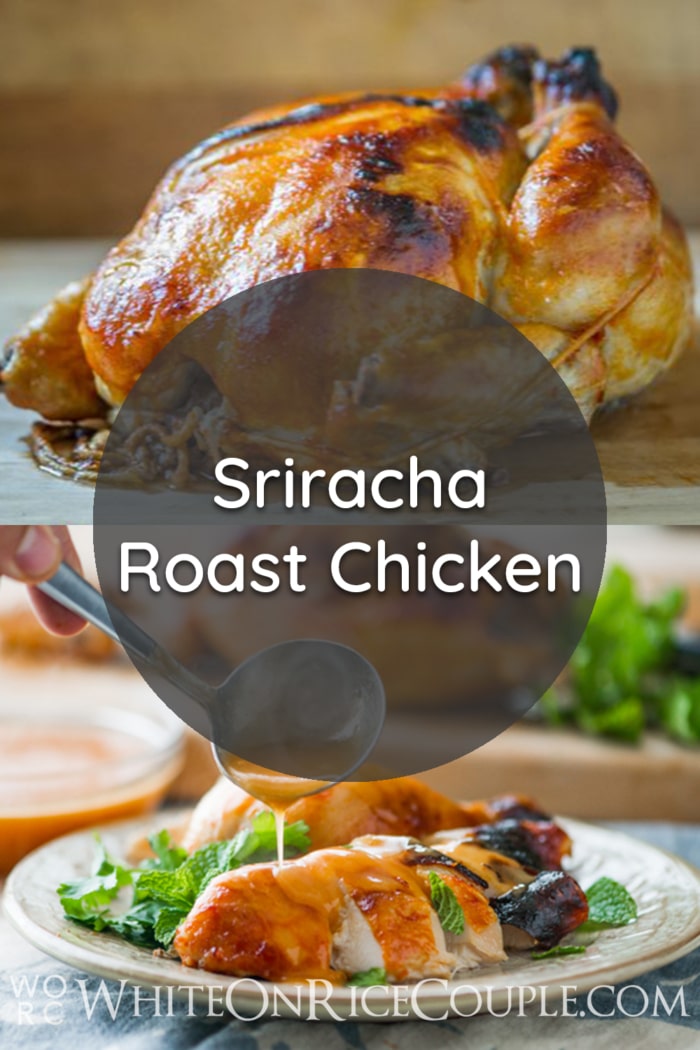 Sriracha Roasted Chicken Recipe from White On Rice Couple