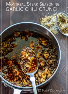 spoonful of steakhouse seasoning chili crisp