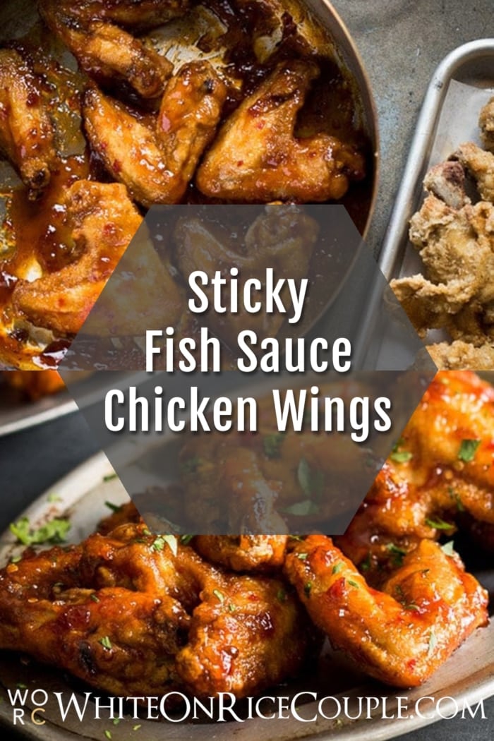 Incredible Sticky Fish Sauce Chicken Wings Recipe collage