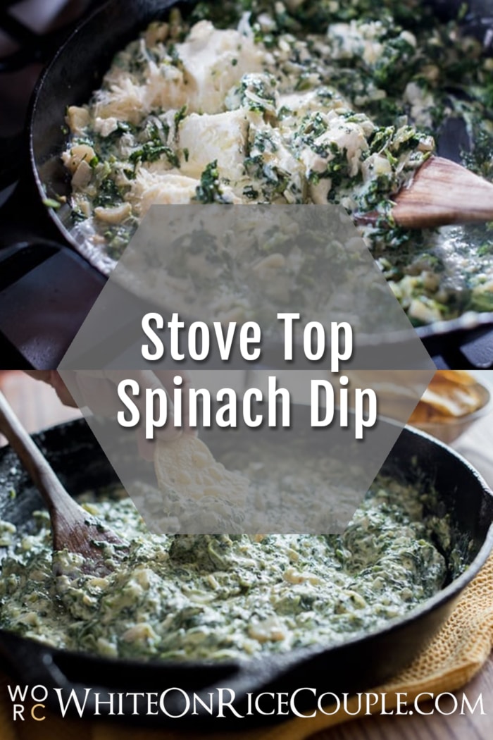 spinach cream cheese dip recipe collage