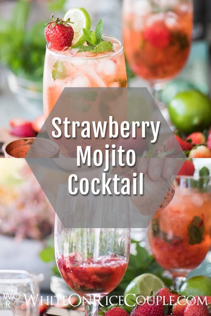 Strawberry Mojito collage