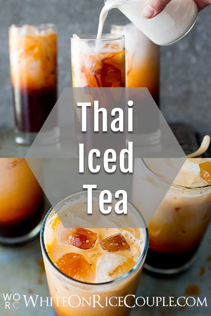 Easy Thai Tea Recipe (Thai Iced Tea) collage
