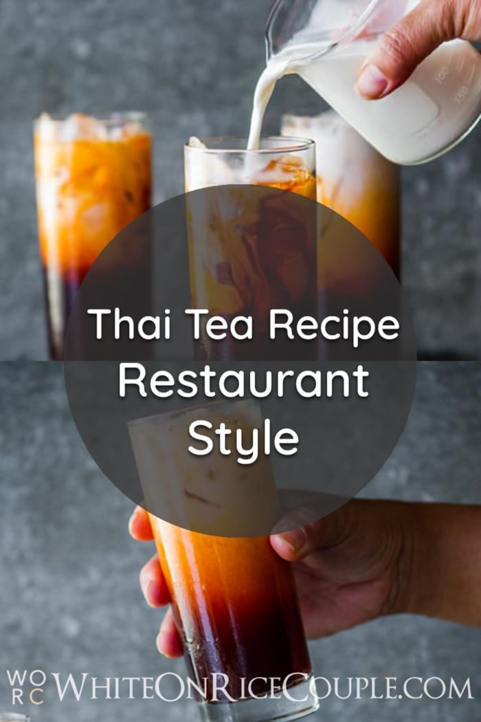 Easy Thai Tea Recipe (Thai Iced Tea) from White On Rice Couple