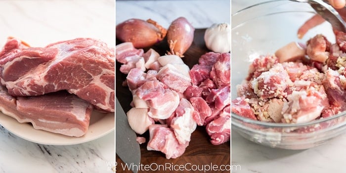 How to marinate the meat step by step thịt kho trứng