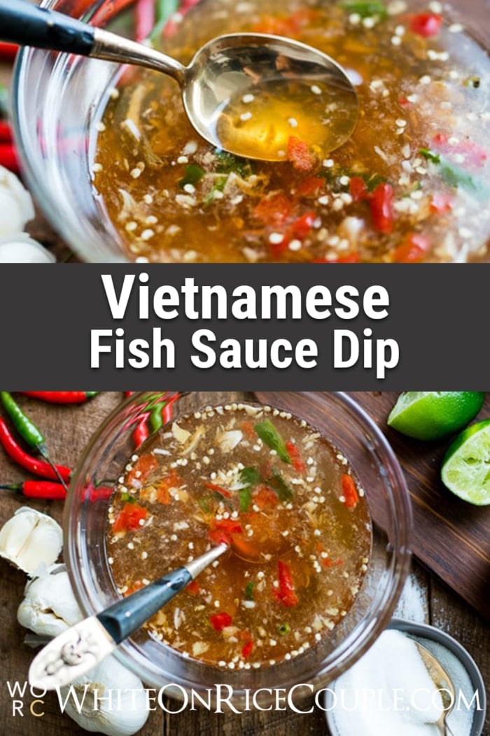 Diane's Vietnamese Fish Sauce Dip Recipe Nuoc Mam Cham | @whiteonrice