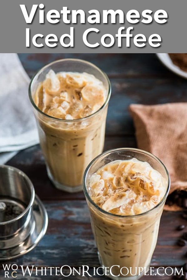 Iced coffee with condensed milk