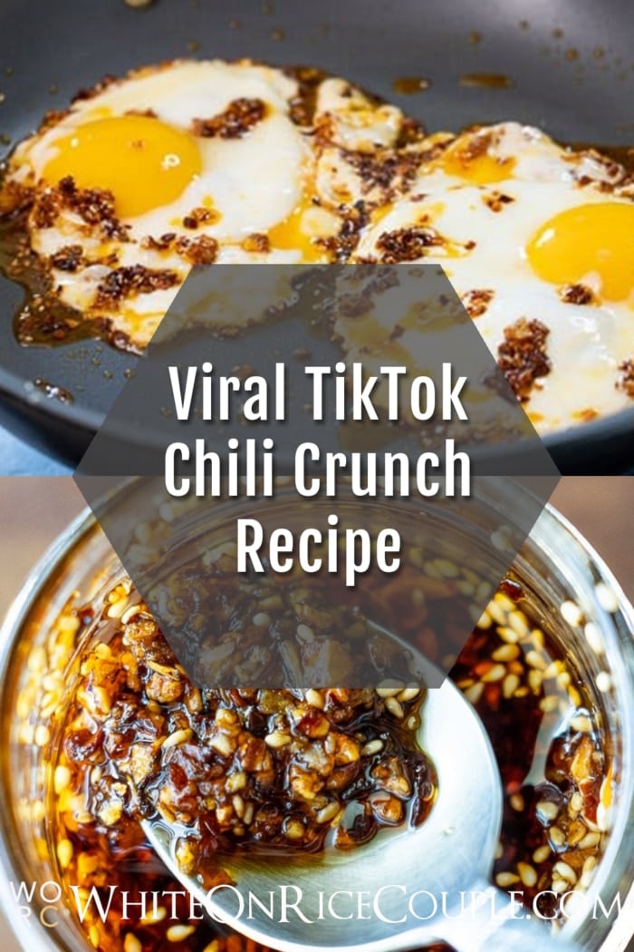 Homemade Chili Crunch recipe collage