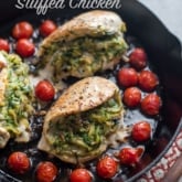 Zucchini Stuffed Chicken Breasts @whiteonrice