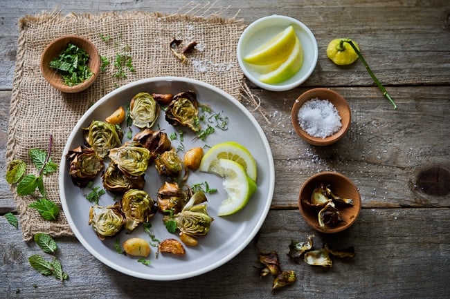 Fried Artichokes Recipe With Mint 2640