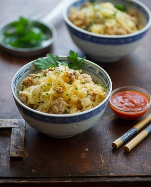 baking spaghetti squash