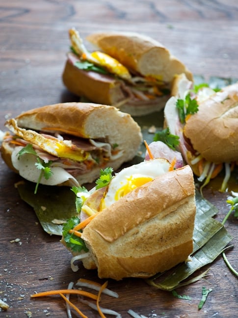 Vietnamese Banh Mi Recipe With Fried Egg White On Rice Couple 3021