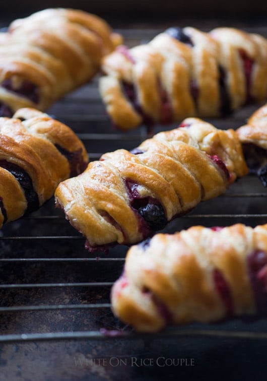 Berry Pastries with Puff Pastry Recipe