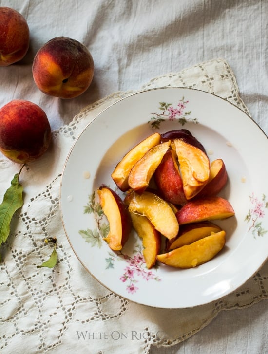 Best Peach Recipes With Summer Peaches White On Rice Couple